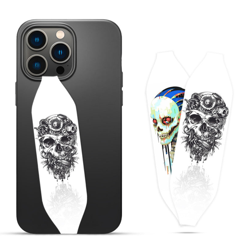 Skull Pattern Phone case with strap - Switch Bands 