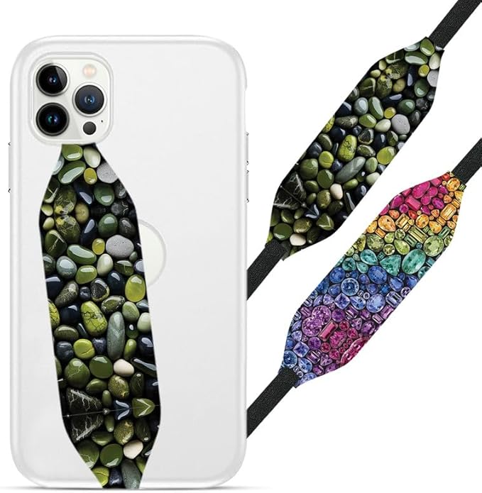 Universal Phone Grip Strap -Gemstone