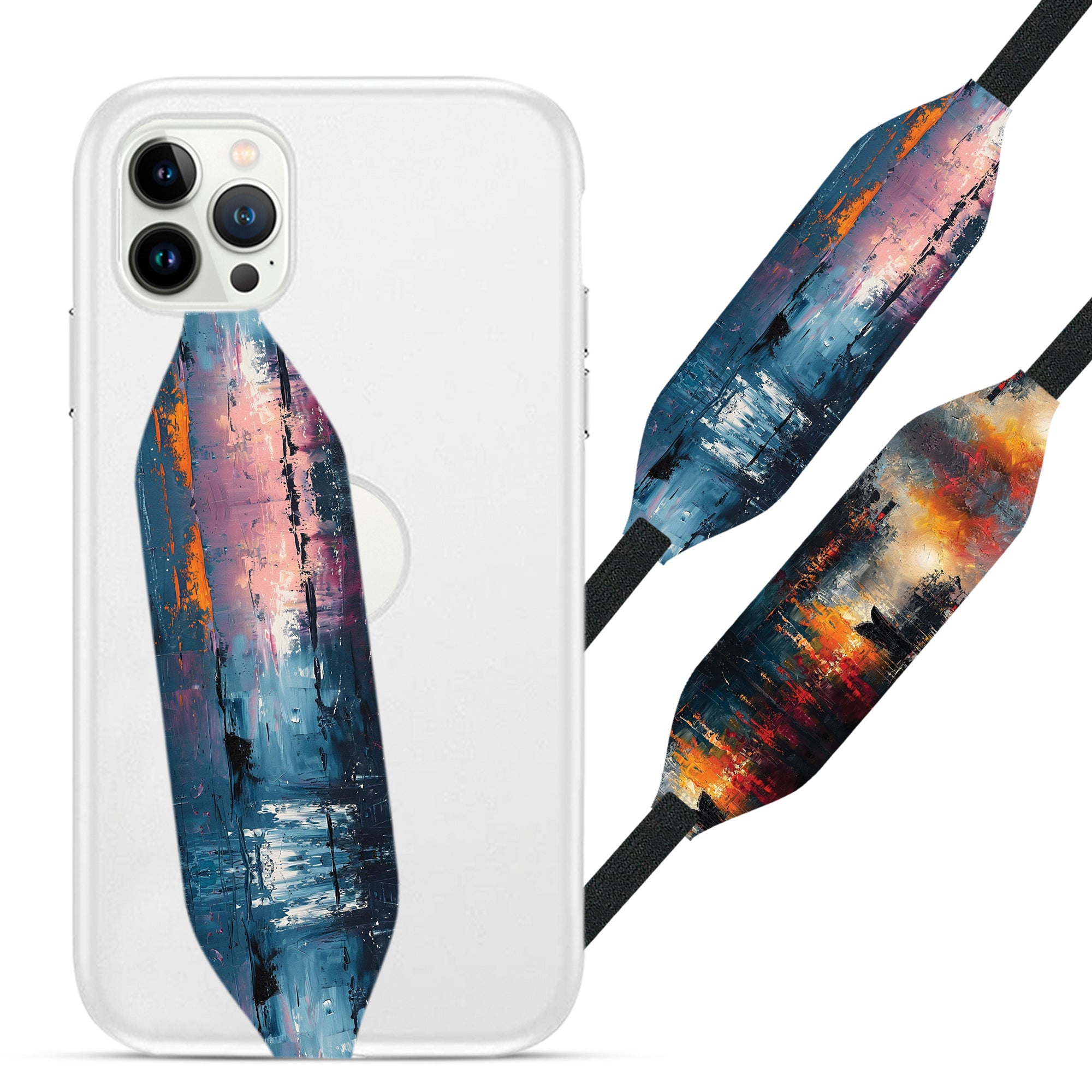 Abstract Paintings strap case iPhone - Switch Bands