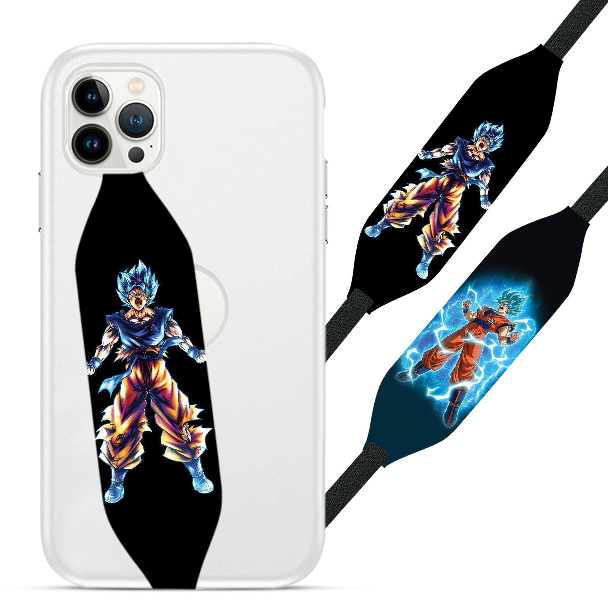 Goku Vegeta Toon Art Dragon Ball Z  Grip for Phone - Switch Bands 