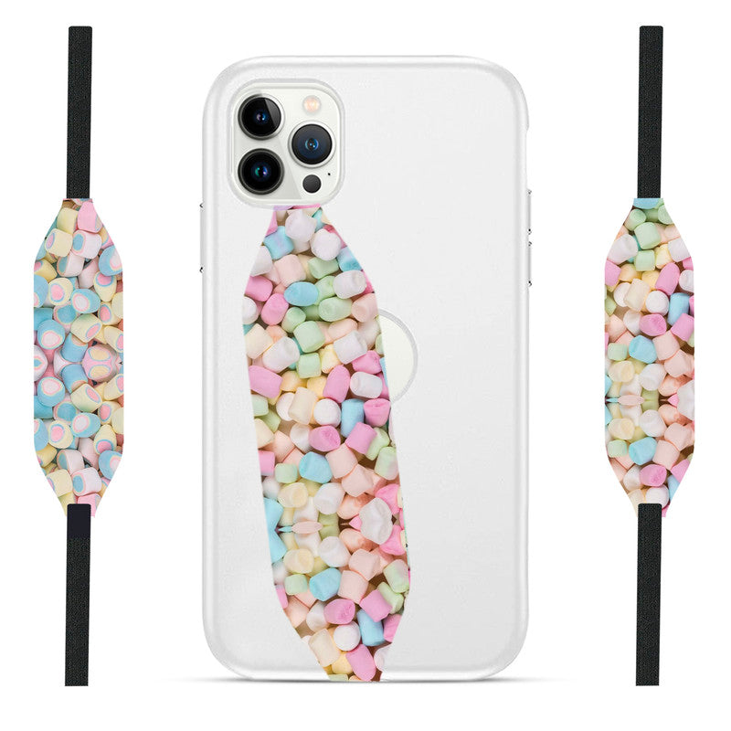 Marshmallow Phone Case Grip Strap