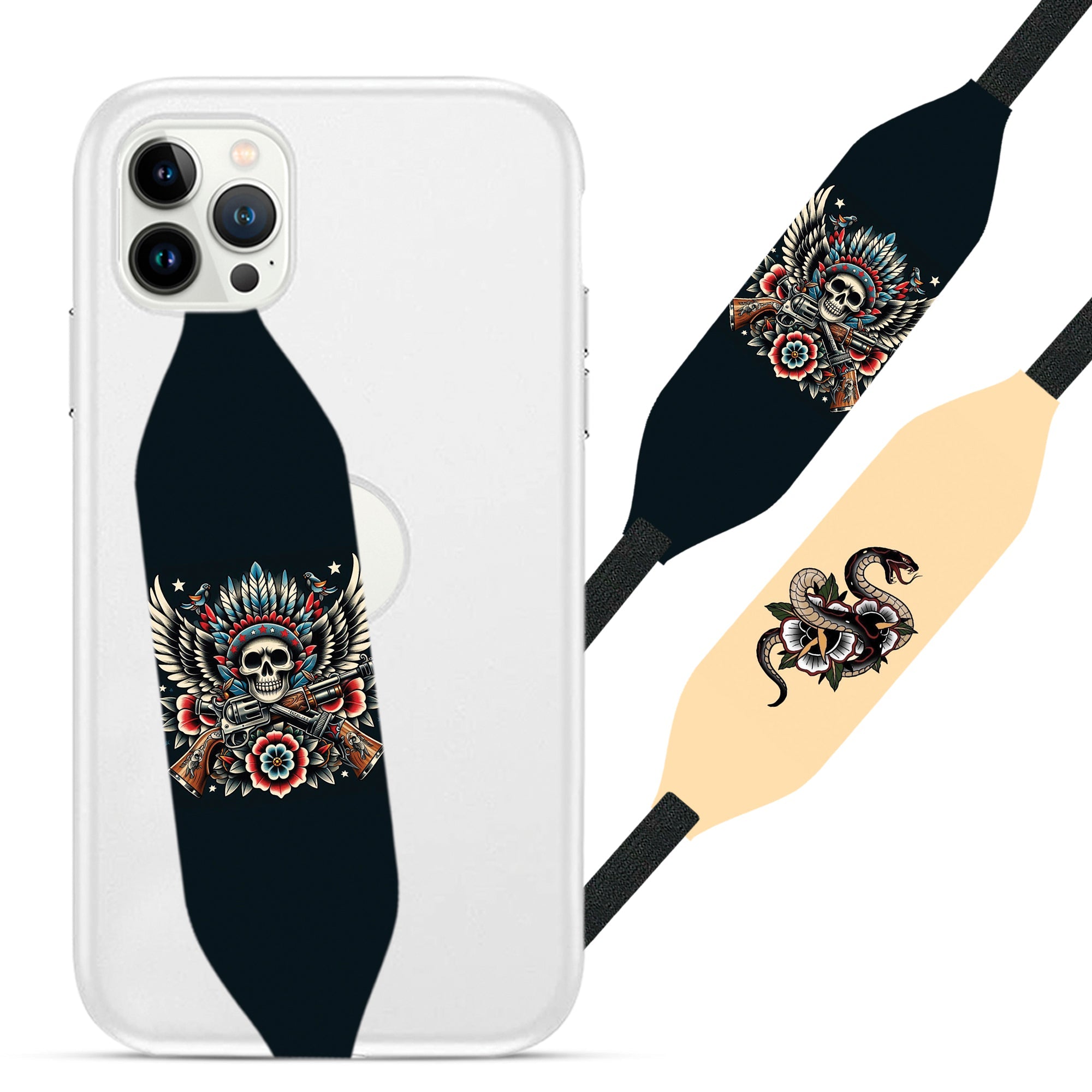 Universal Phone Grip Strap - Tattoo