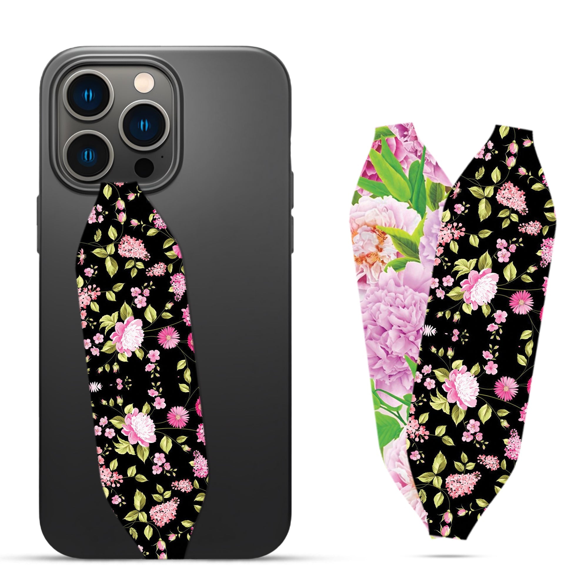 Universal Phone Grip Strap - Petal Whispers