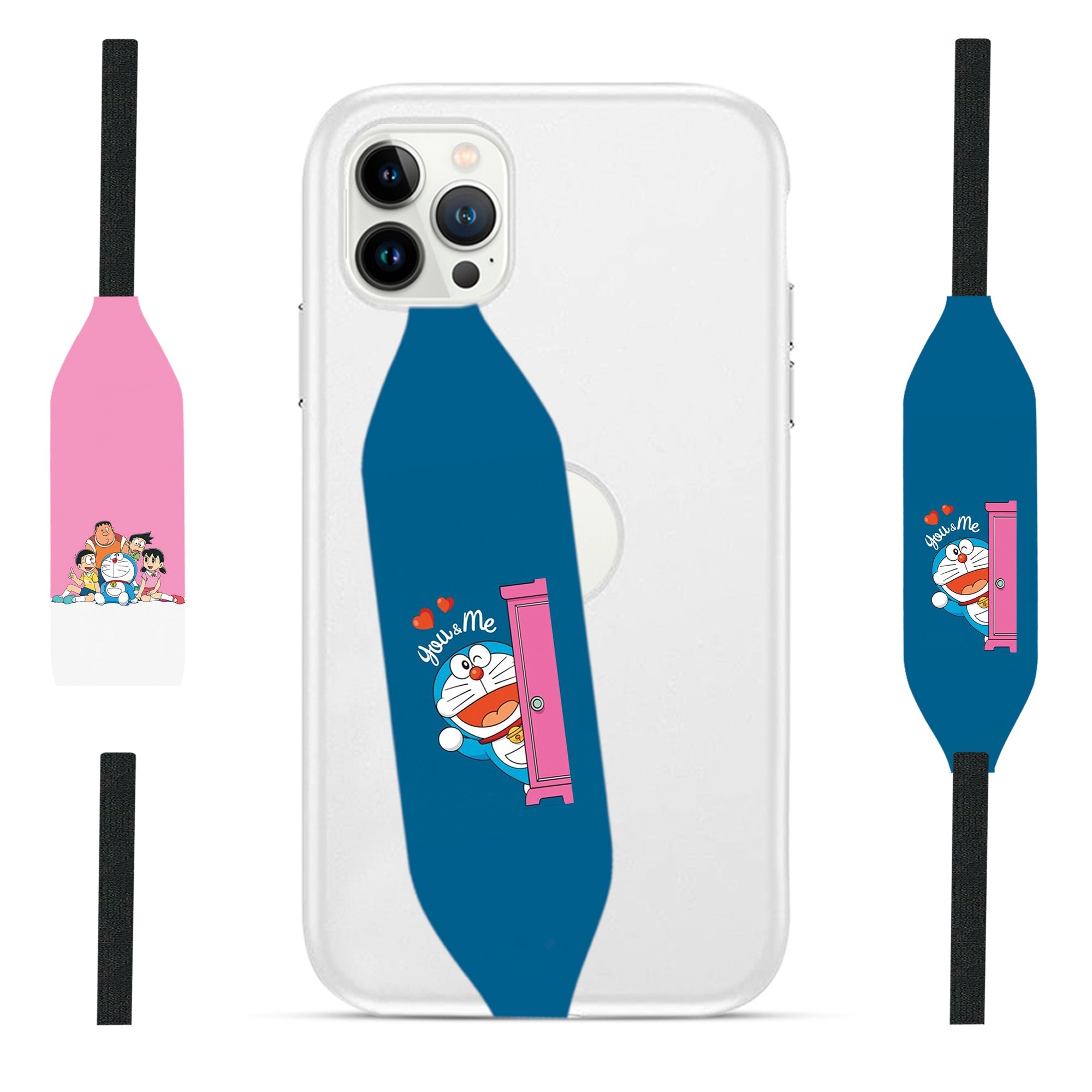 Doraemon Toon Art Grip For Phone - Switch Bands 