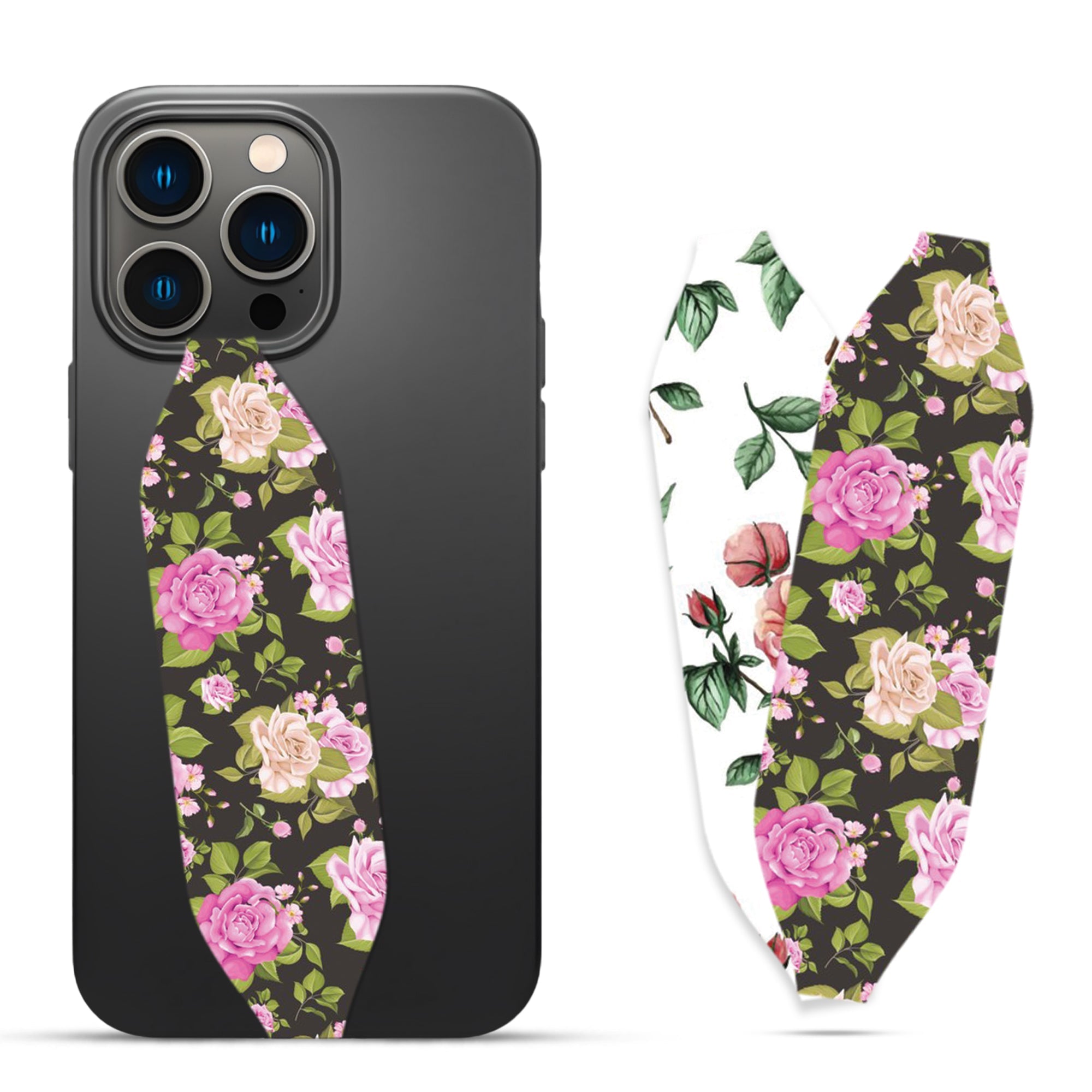 Universal Phone Grip Strap - Petal Whispers