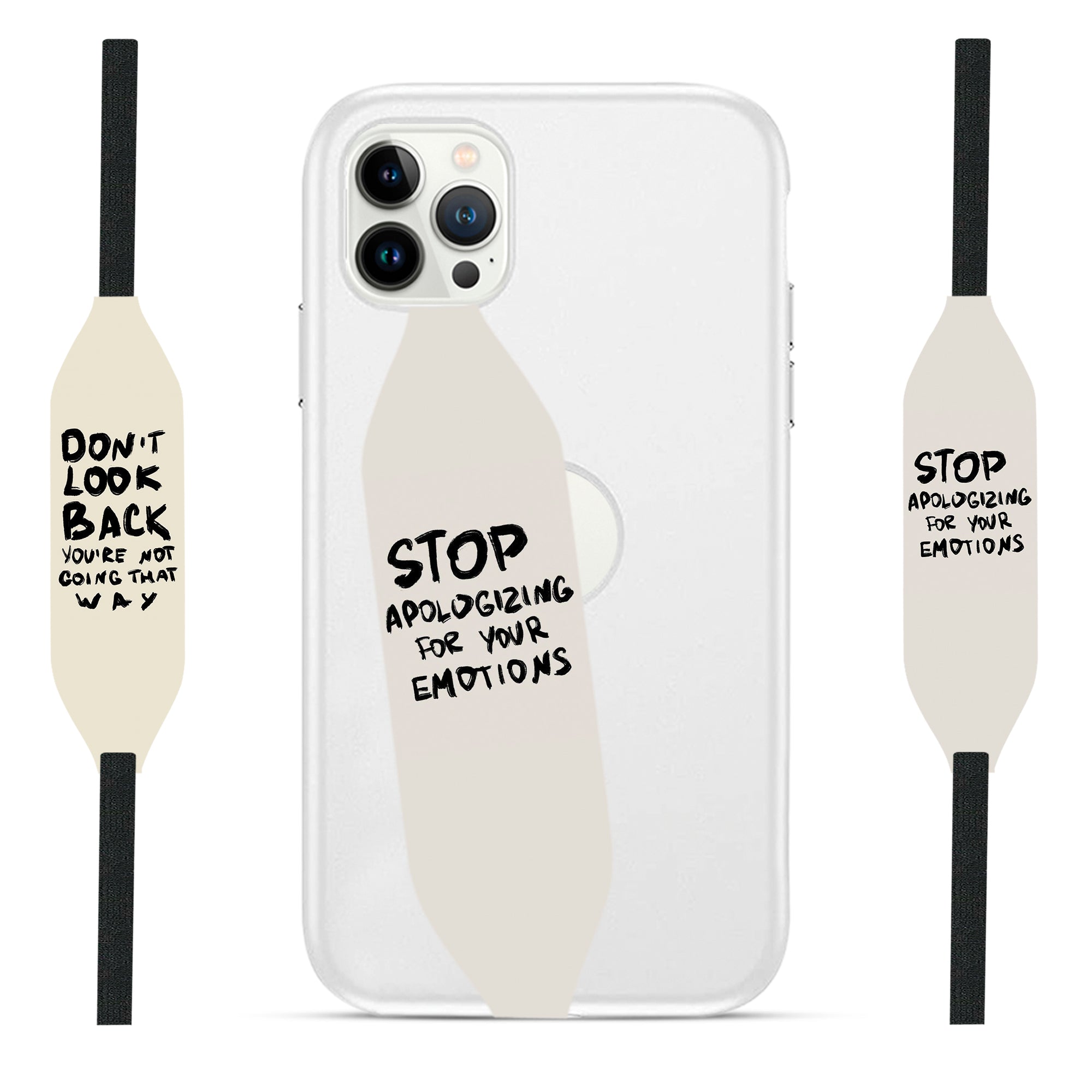 Universal Phone Grip Strap - Quotes