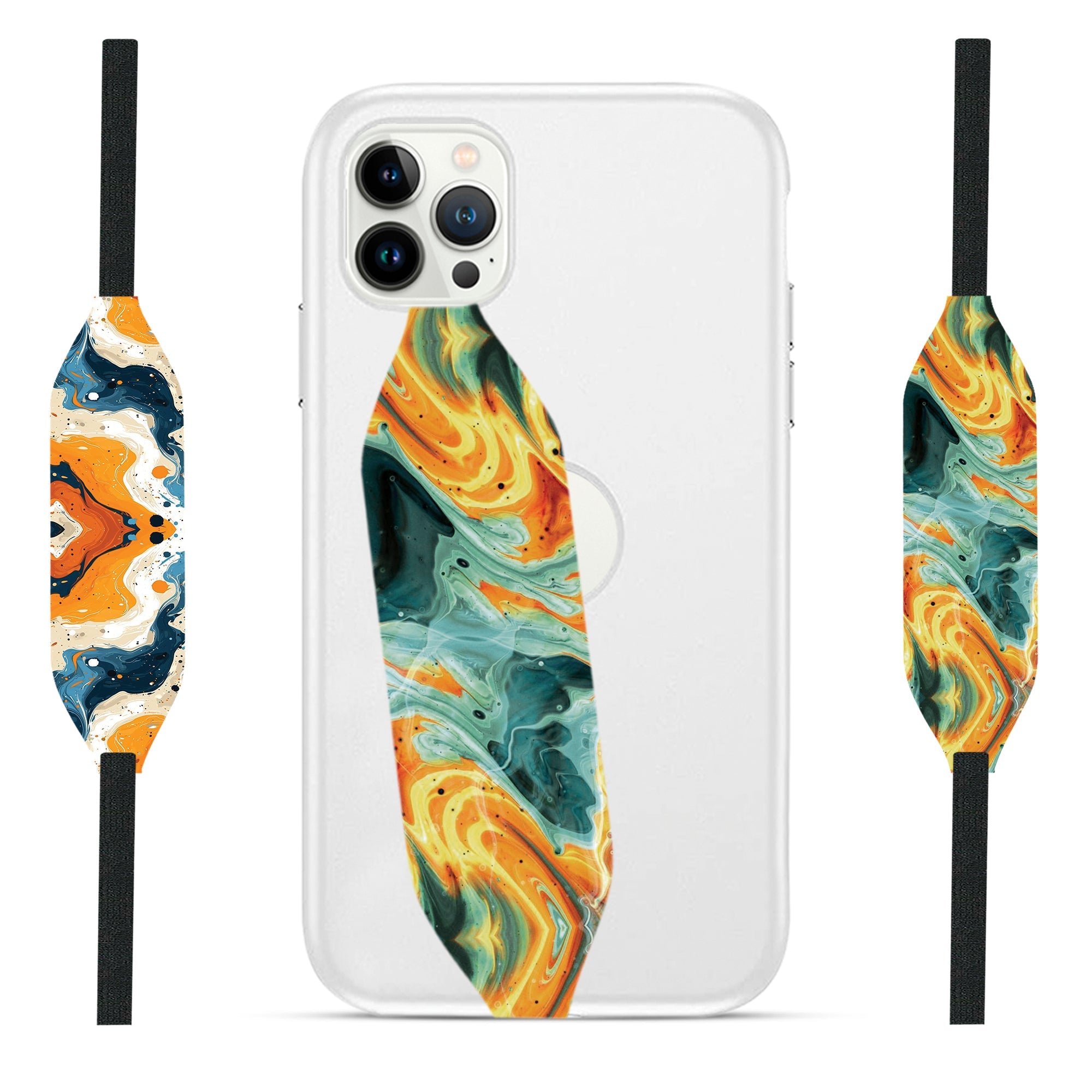 Universal Phone Grip Strap - Abstract Allure