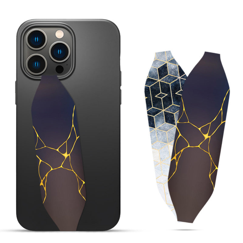 Ai generated marble  design Phone Case With Strap - Switch Bands