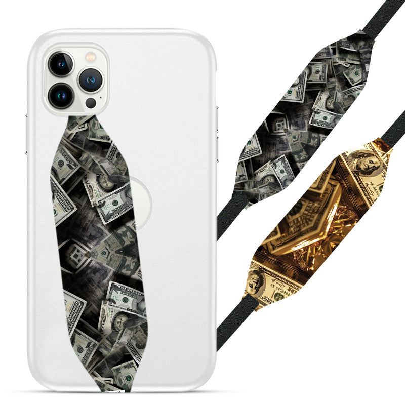 dollar pattern phone grip strap - Switch Bands