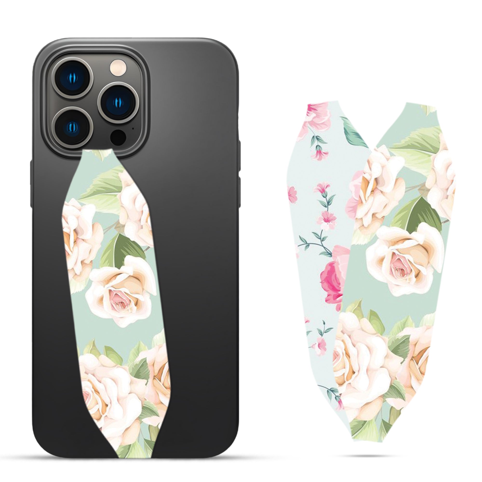 Universal Phone Grip Strap - Petal Whispers