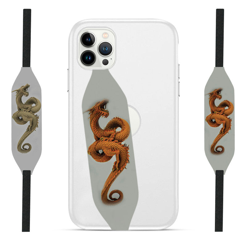 Winged Guardians snake design Phone Grip Strap