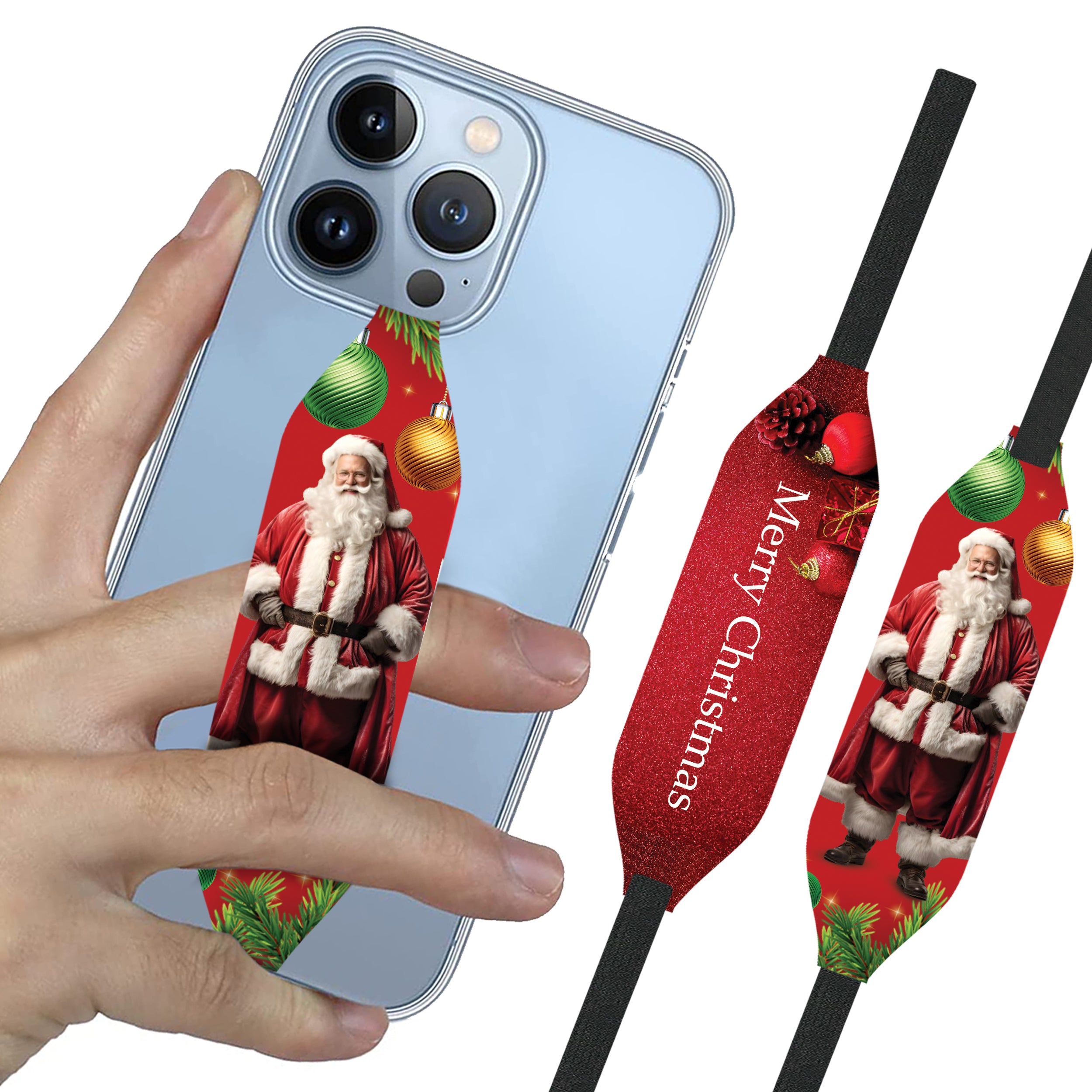 Universal Phone Grip Strap - Christmas