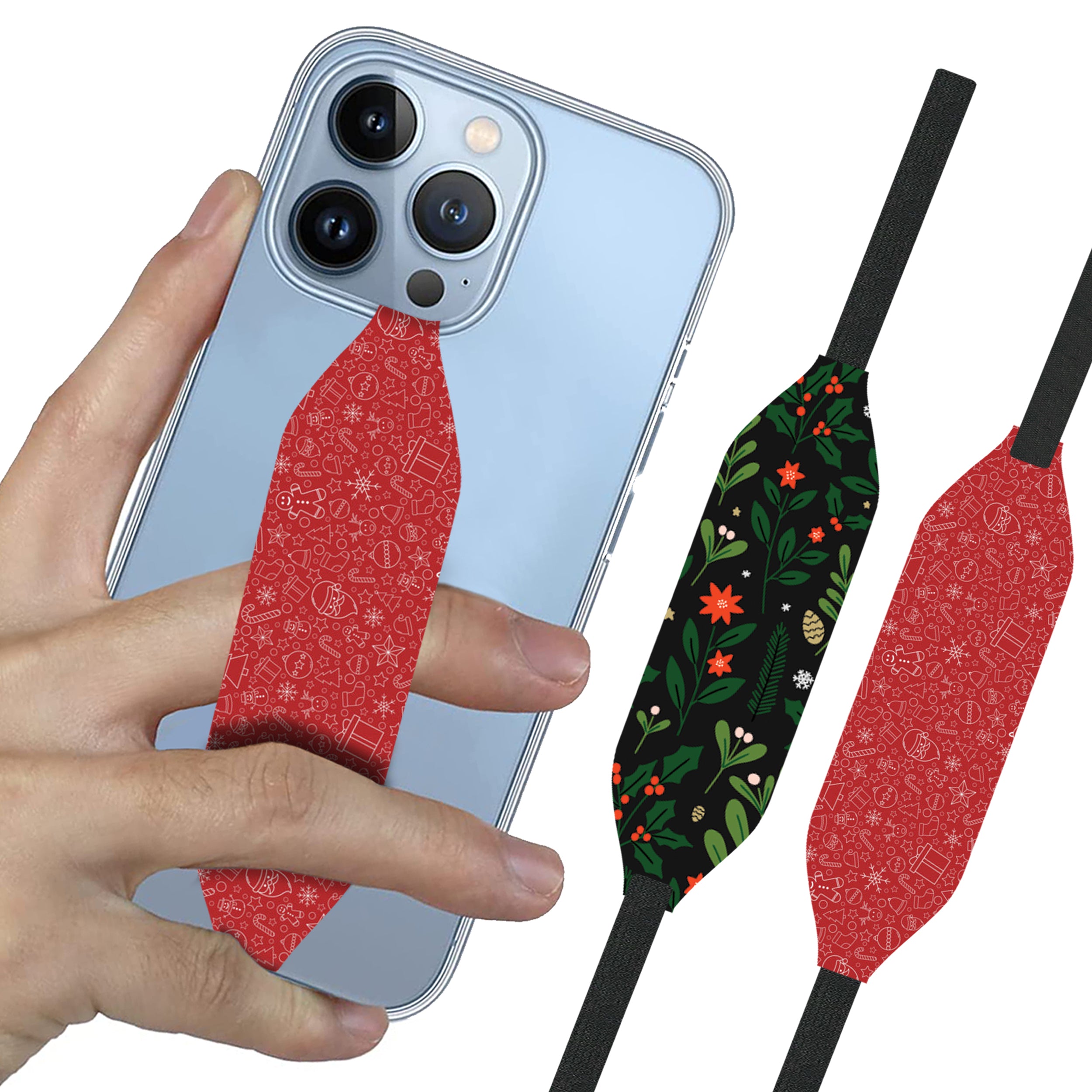 Universal Phone Grip Strap - Christmas