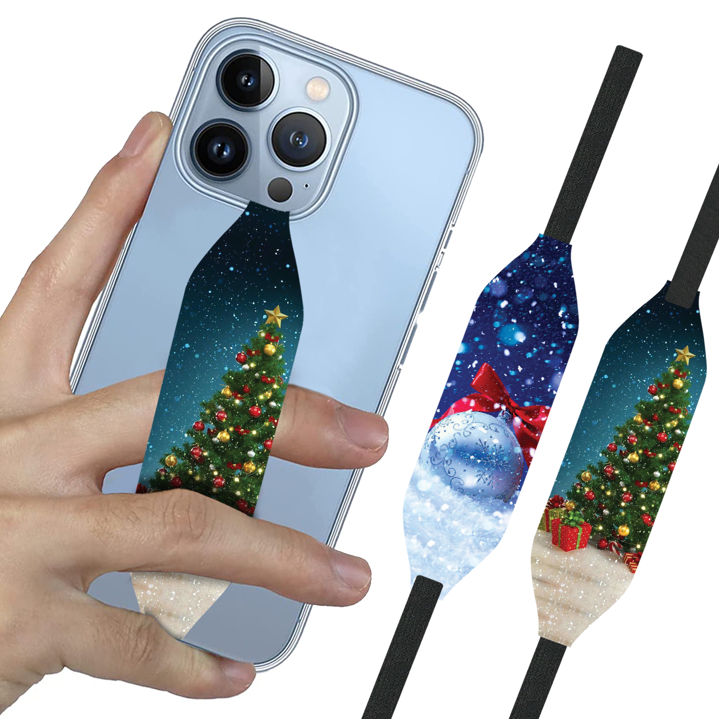 Universal Phone Grip Strap - Christmas