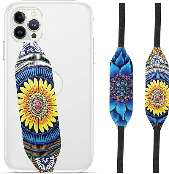 Universal Phone Grip Strap - Flowers