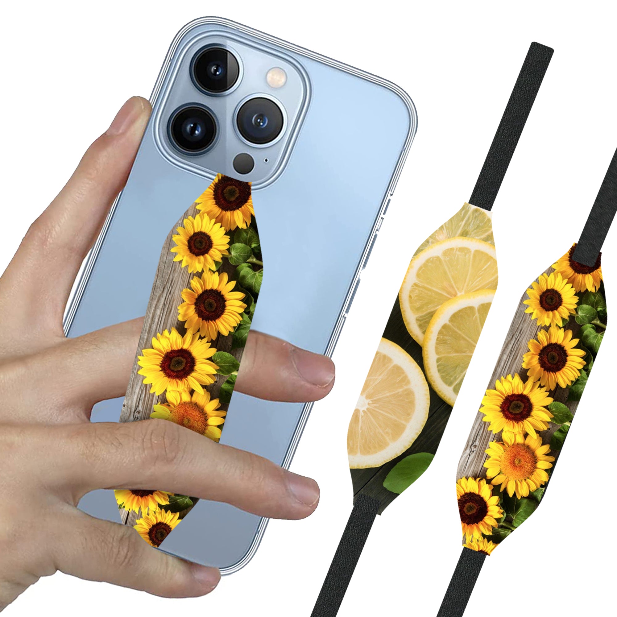 Universal Phone Grip Strap - Flowers