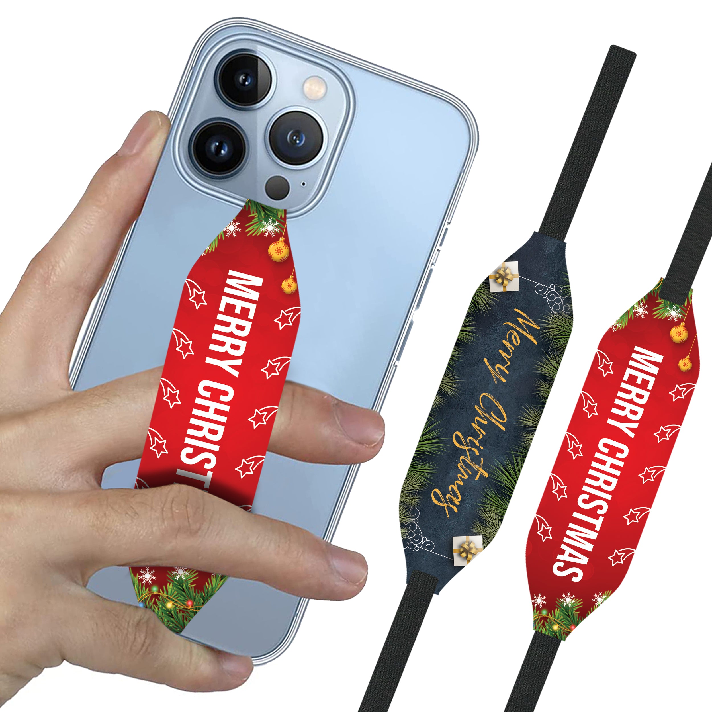 Universal Phone Grip Strap - Christmas