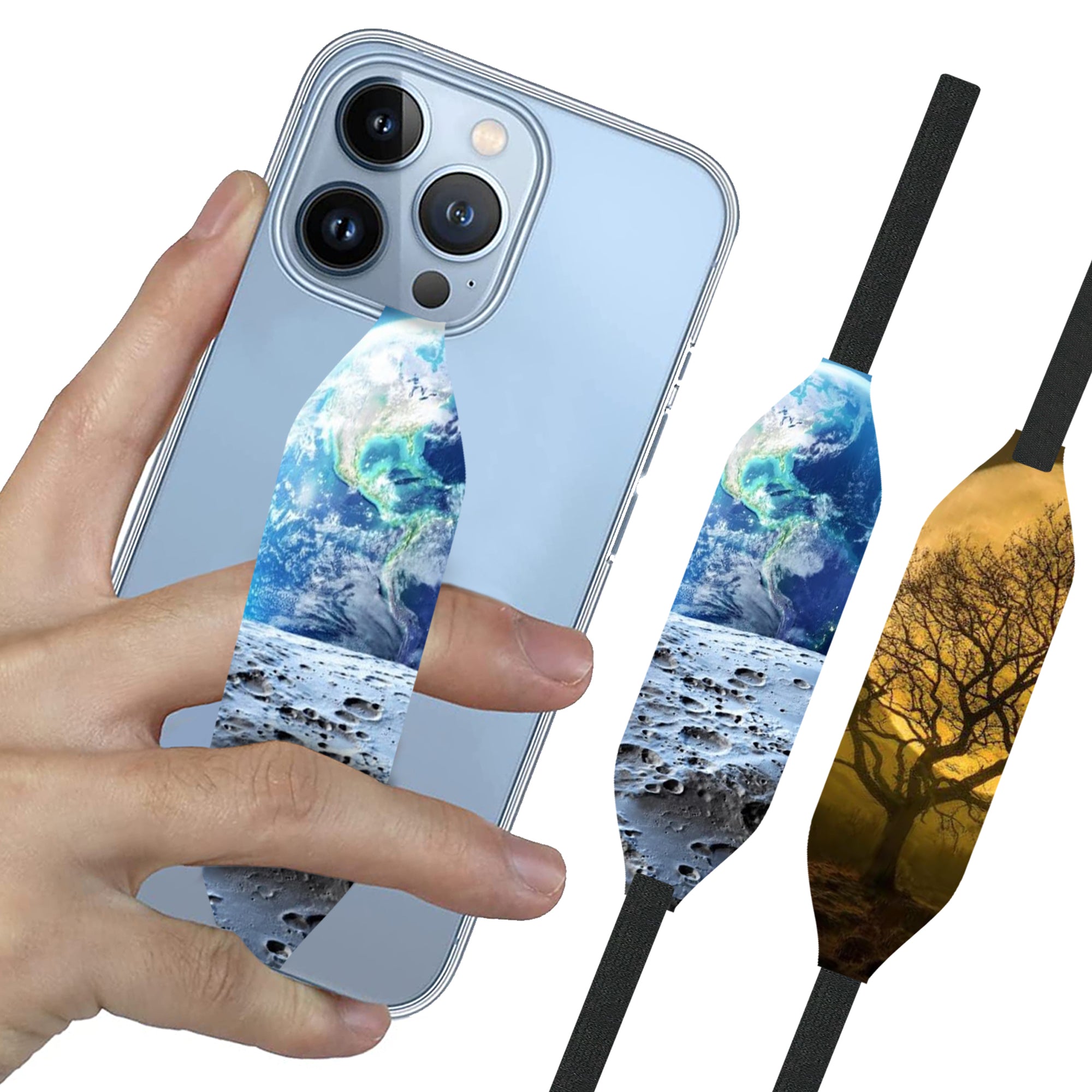 Universal Phone Grip Strap - Flowers