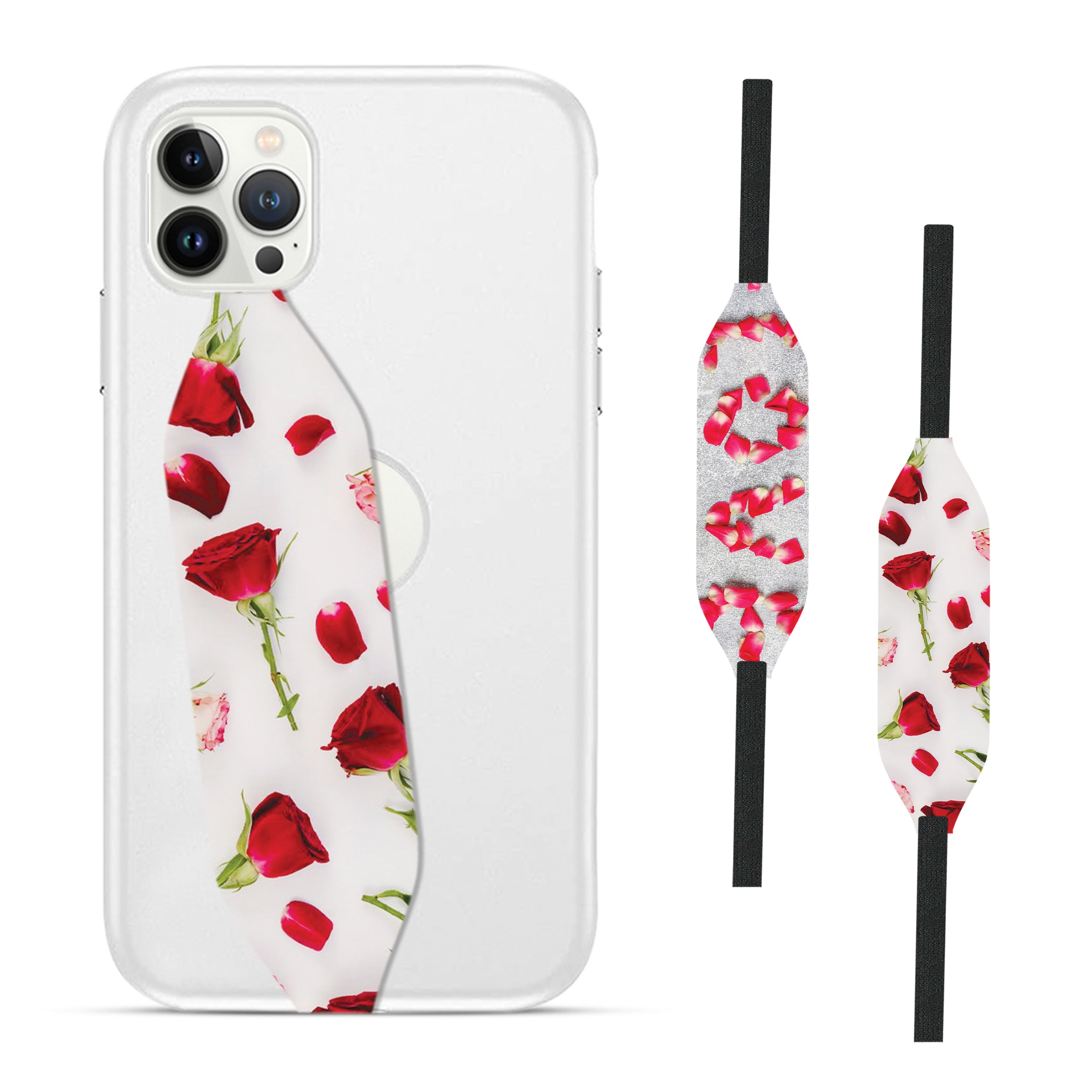 Universal Phone Grip Strap - Flowers