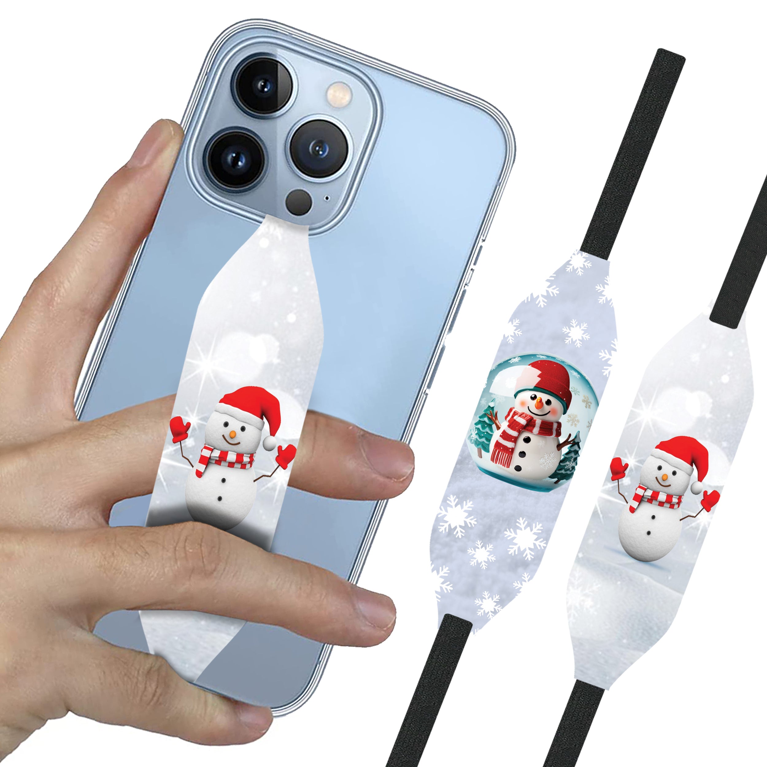 Universal Phone Grip Strap - Christmas