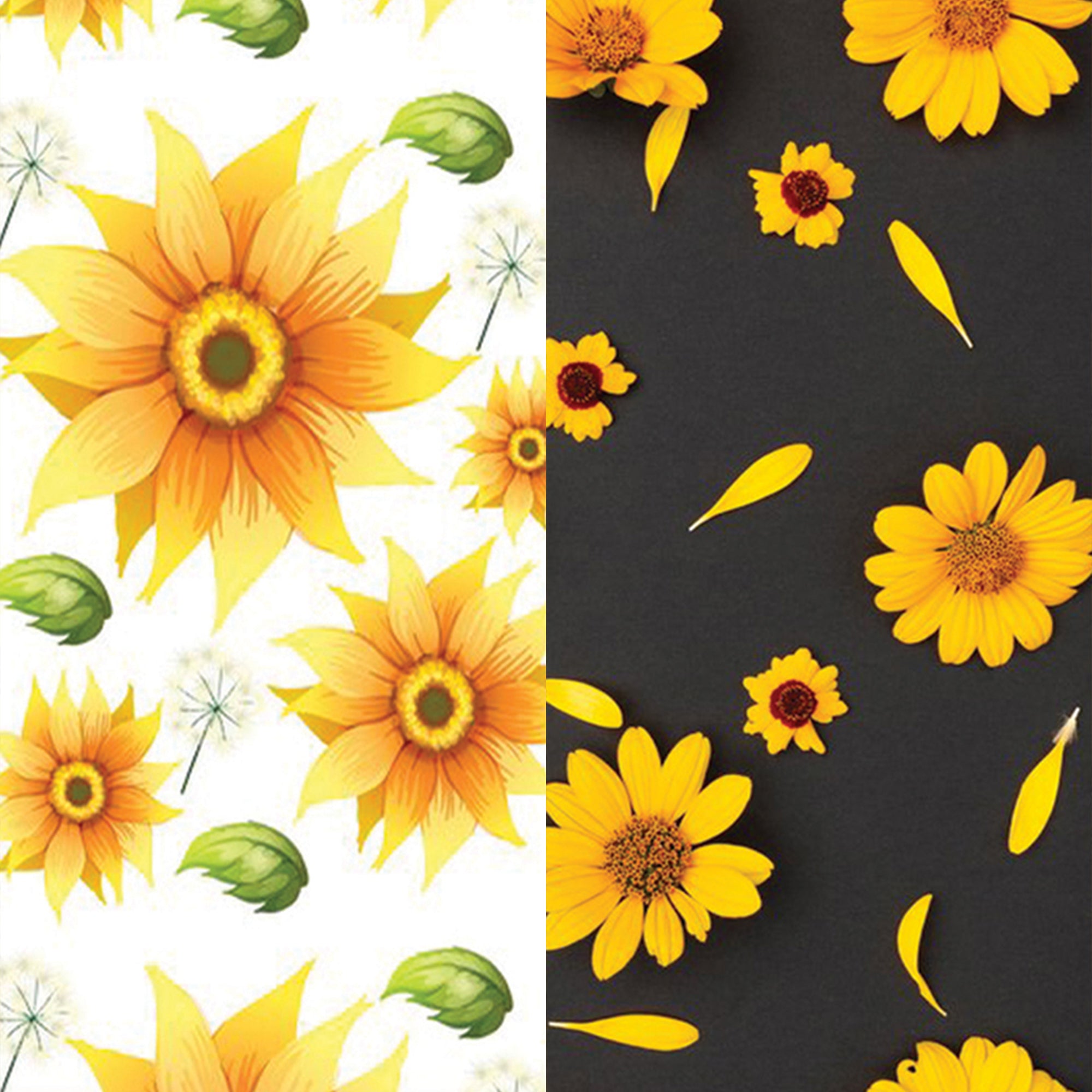 Universal Phone Grip Strap - Sunflower