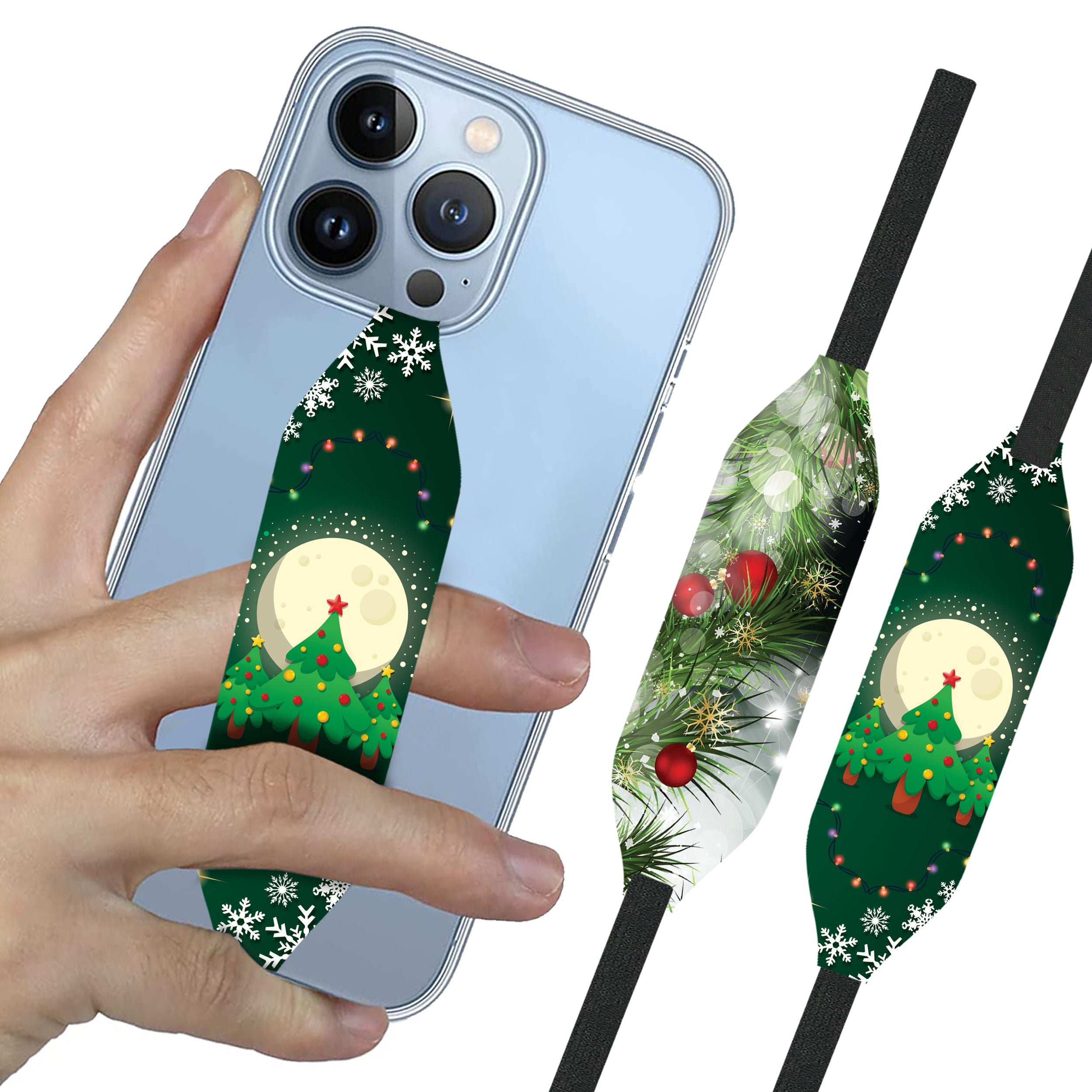 Universal Phone Grip Strap - Christmas