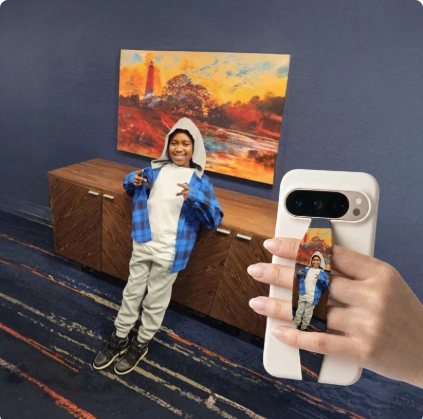 Kid's photo printed on a strap