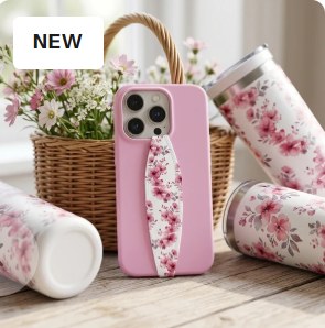 Boho Bouquet phone grip strap