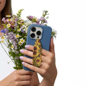 Sunflower Power phone grip strap